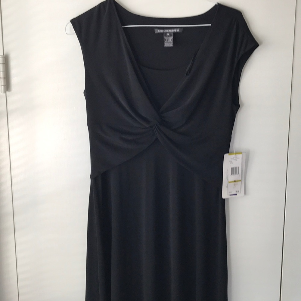 Jones Wear Black Dress Size 14